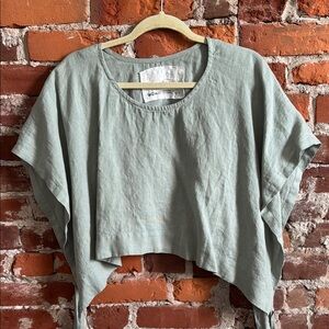 NotPerfectLinen Augustine top